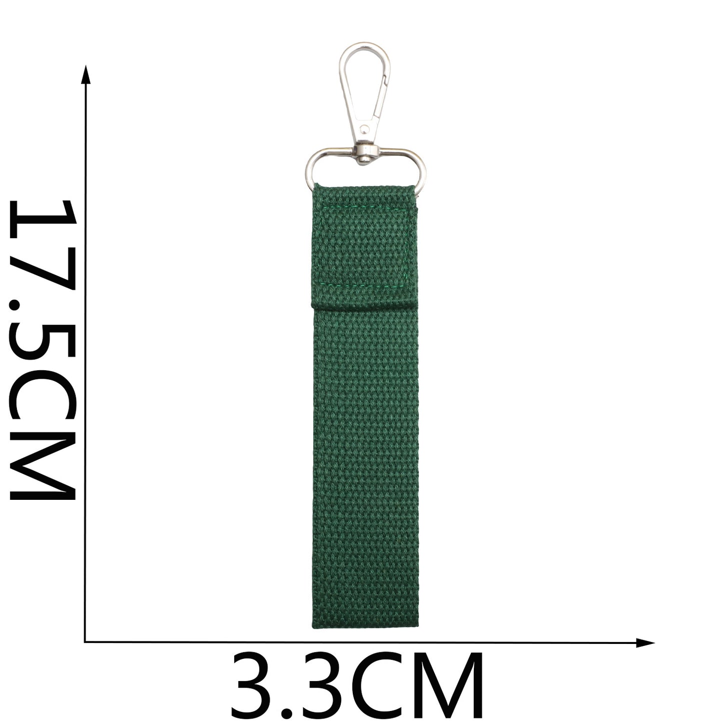Colorful Canvas Keychain Strap for DIY Bag & Key Accessories