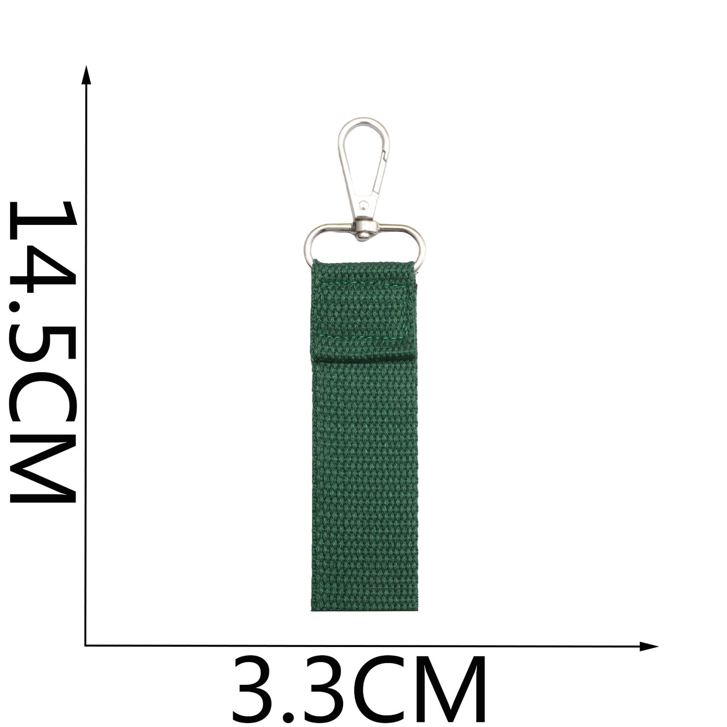Colorful Canvas Keychain Strap for DIY Bag & Key Accessories