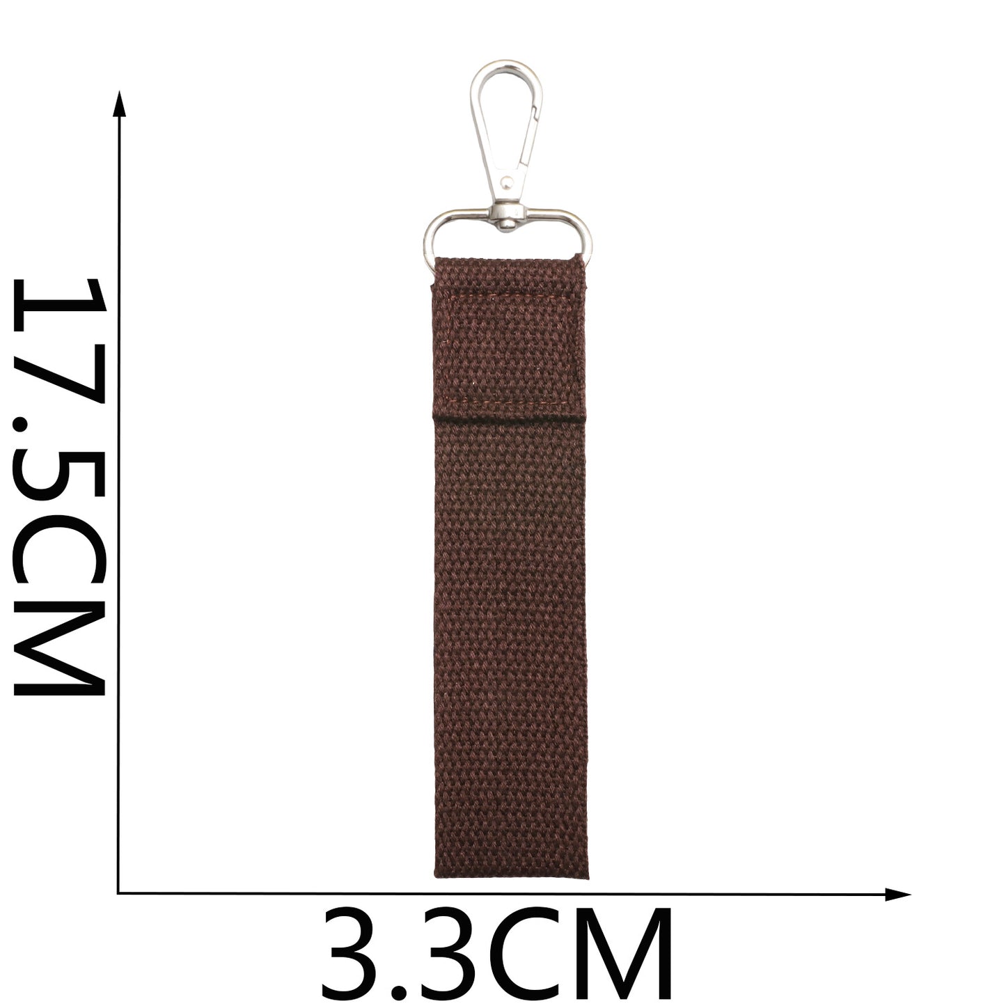 Colorful Canvas Keychain Strap for DIY Bag & Key Accessories