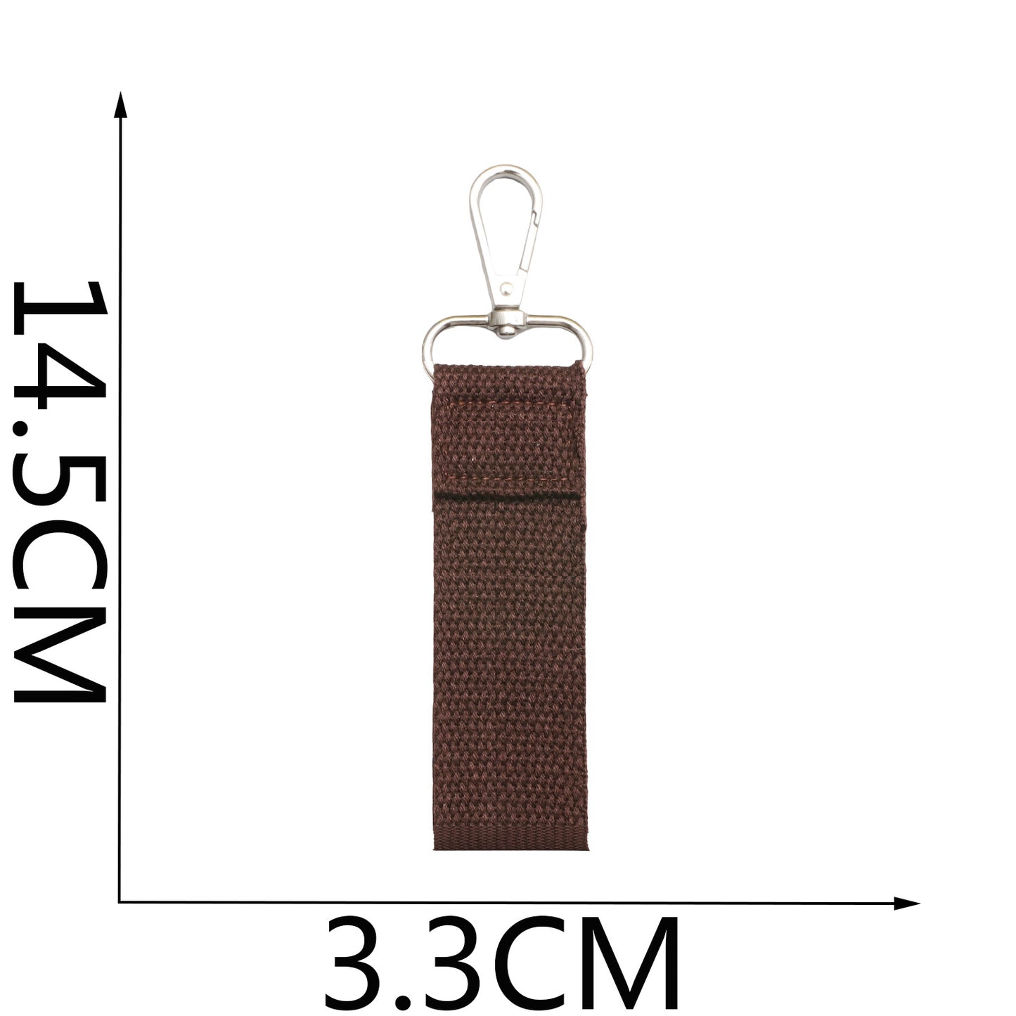 Colorful Canvas Keychain Strap for DIY Bag & Key Accessories