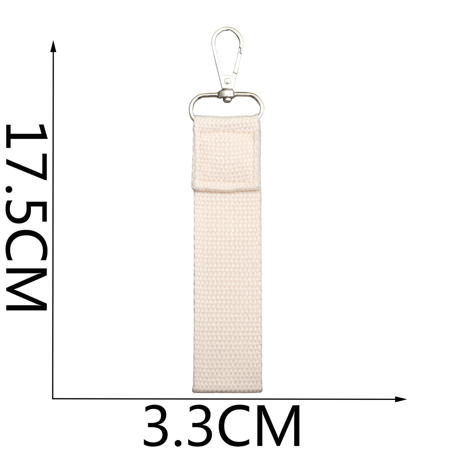 Colorful Canvas Keychain Strap for DIY Bag & Key Accessories