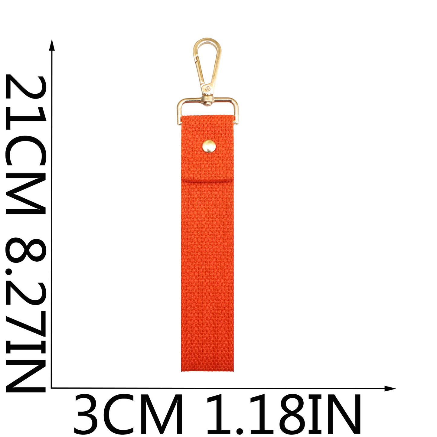 Colorful Canvas Keychain Strap with Lobster Clasp – DIY Bag Charm & Key Holder