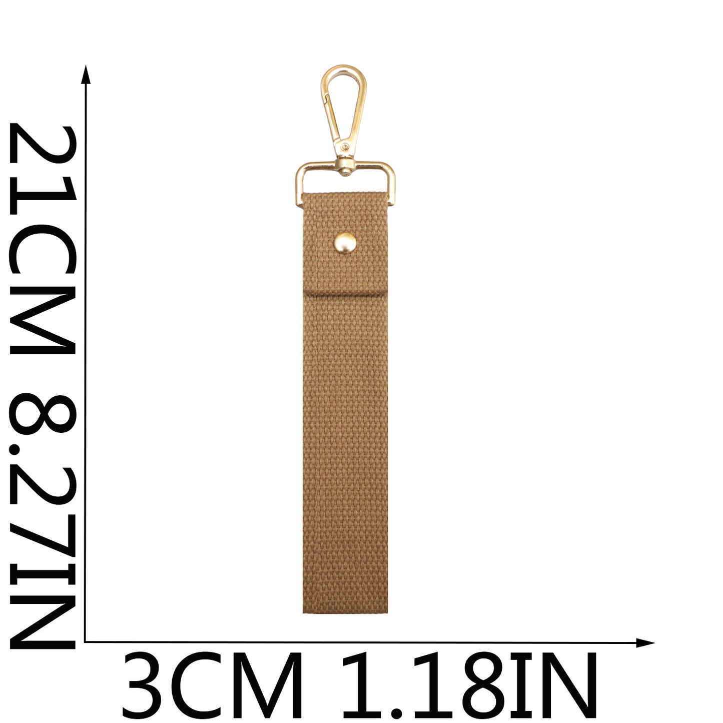 Colorful Canvas Keychain Strap with Lobster Clasp – DIY Bag Charm & Key Holder