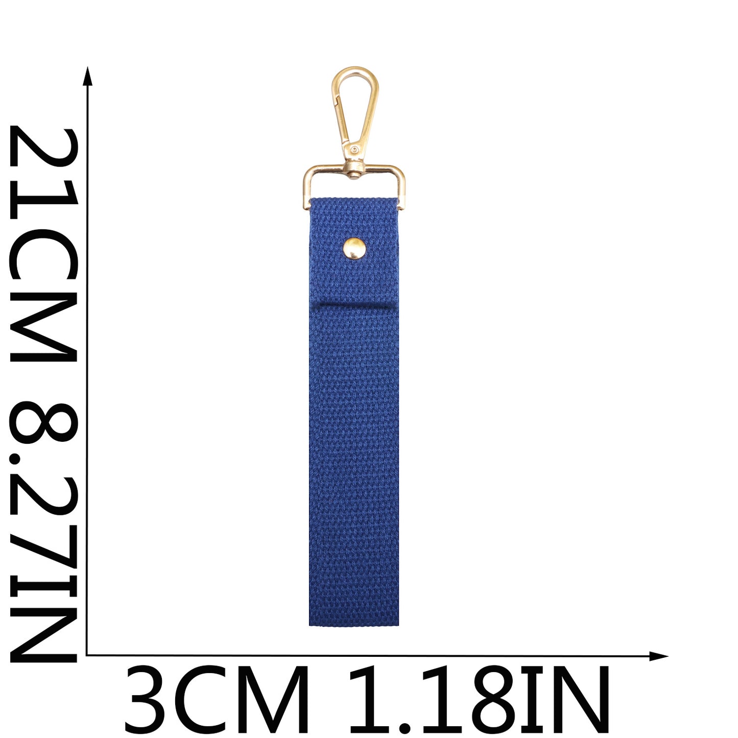 Colorful Canvas Keychain Strap with Lobster Clasp – DIY Bag Charm & Key Holder