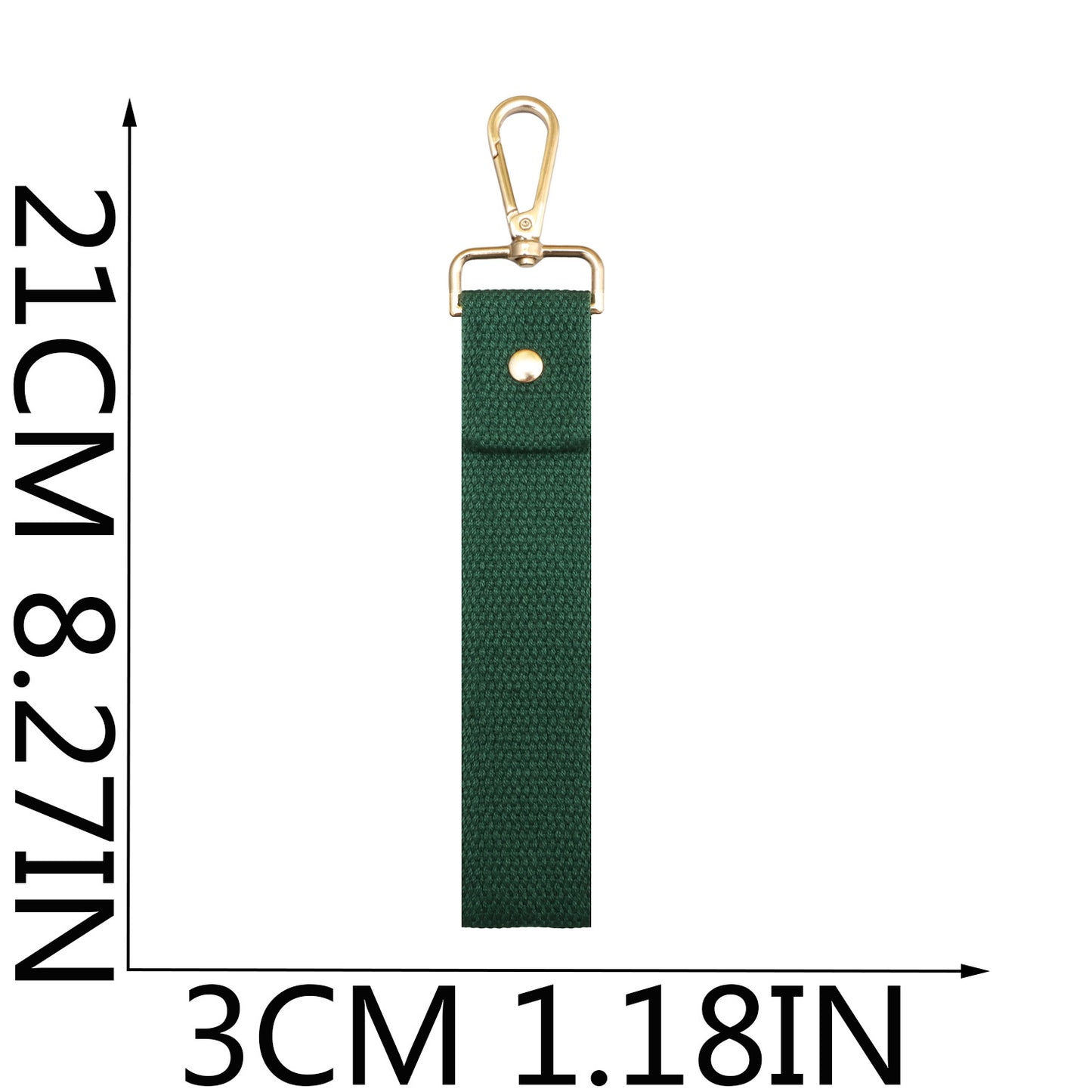 Colorful Canvas Keychain Strap with Lobster Clasp – DIY Bag Charm & Key Holder