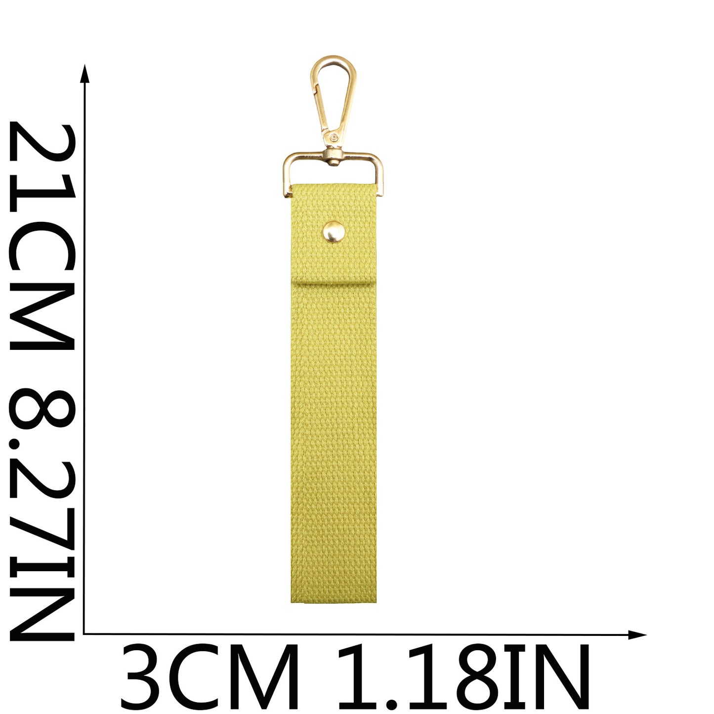 Colorful Canvas Keychain Strap with Lobster Clasp – DIY Bag Charm & Key Holder