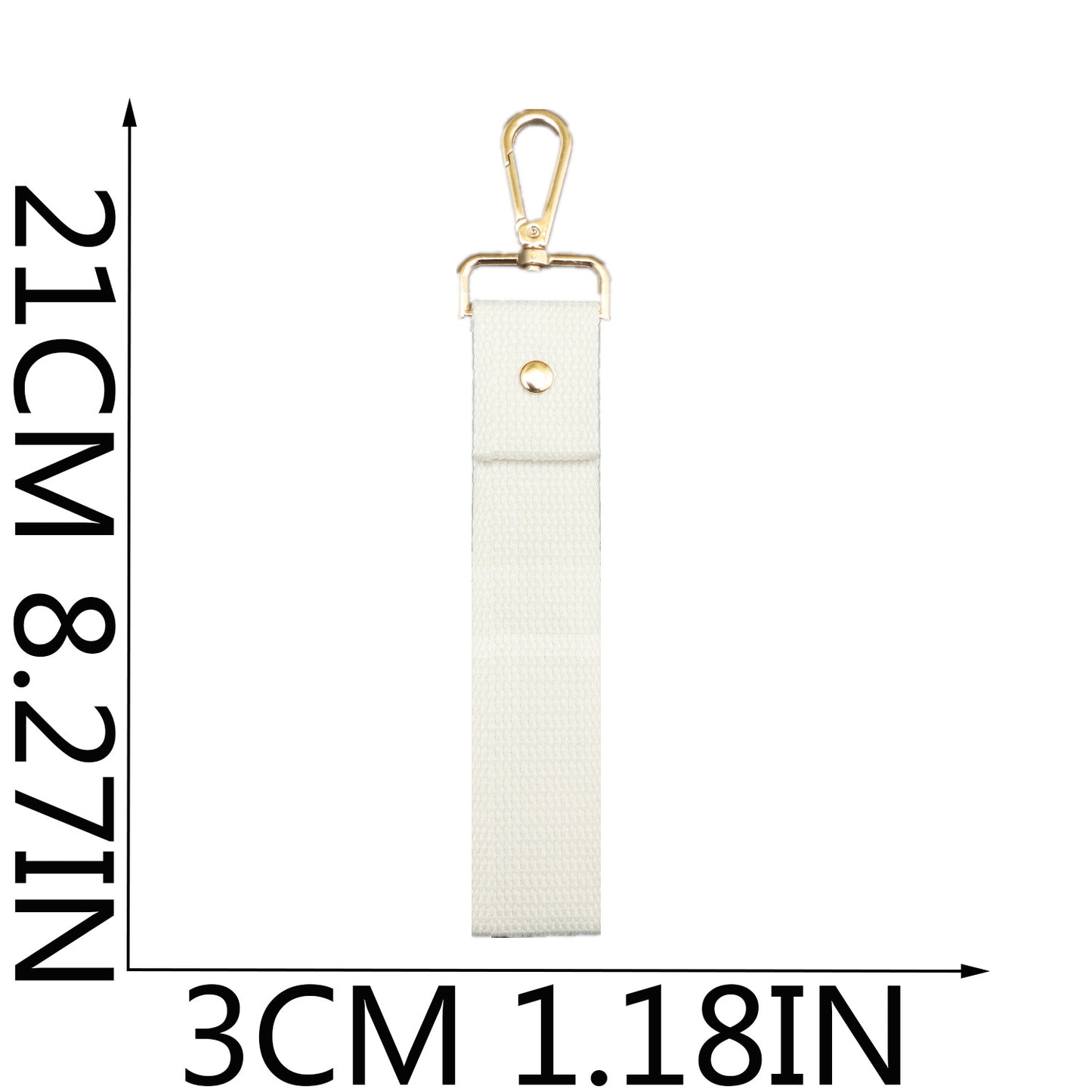 Colorful Canvas Keychain Strap with Lobster Clasp – DIY Bag Charm & Key Holder