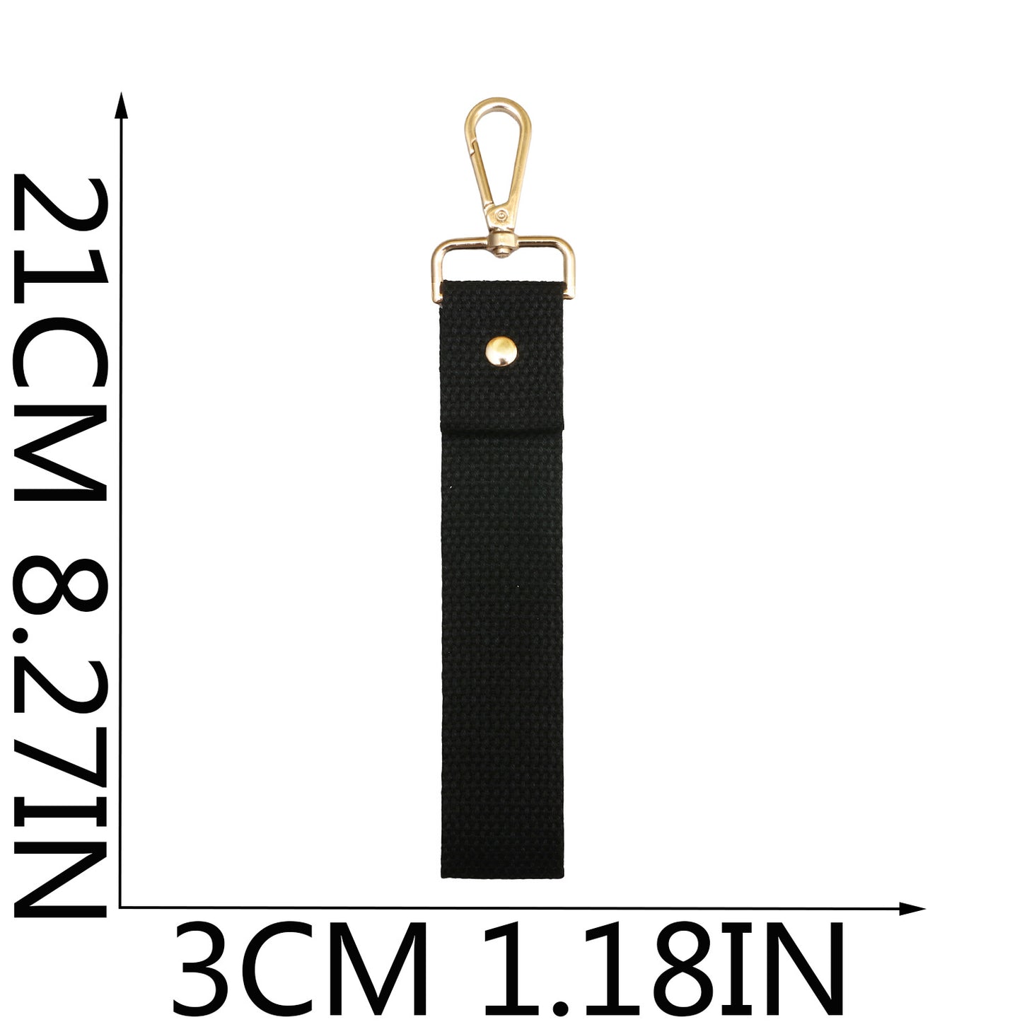 Colorful Canvas Keychain Strap with Lobster Clasp – DIY Bag Charm & Key Holder
