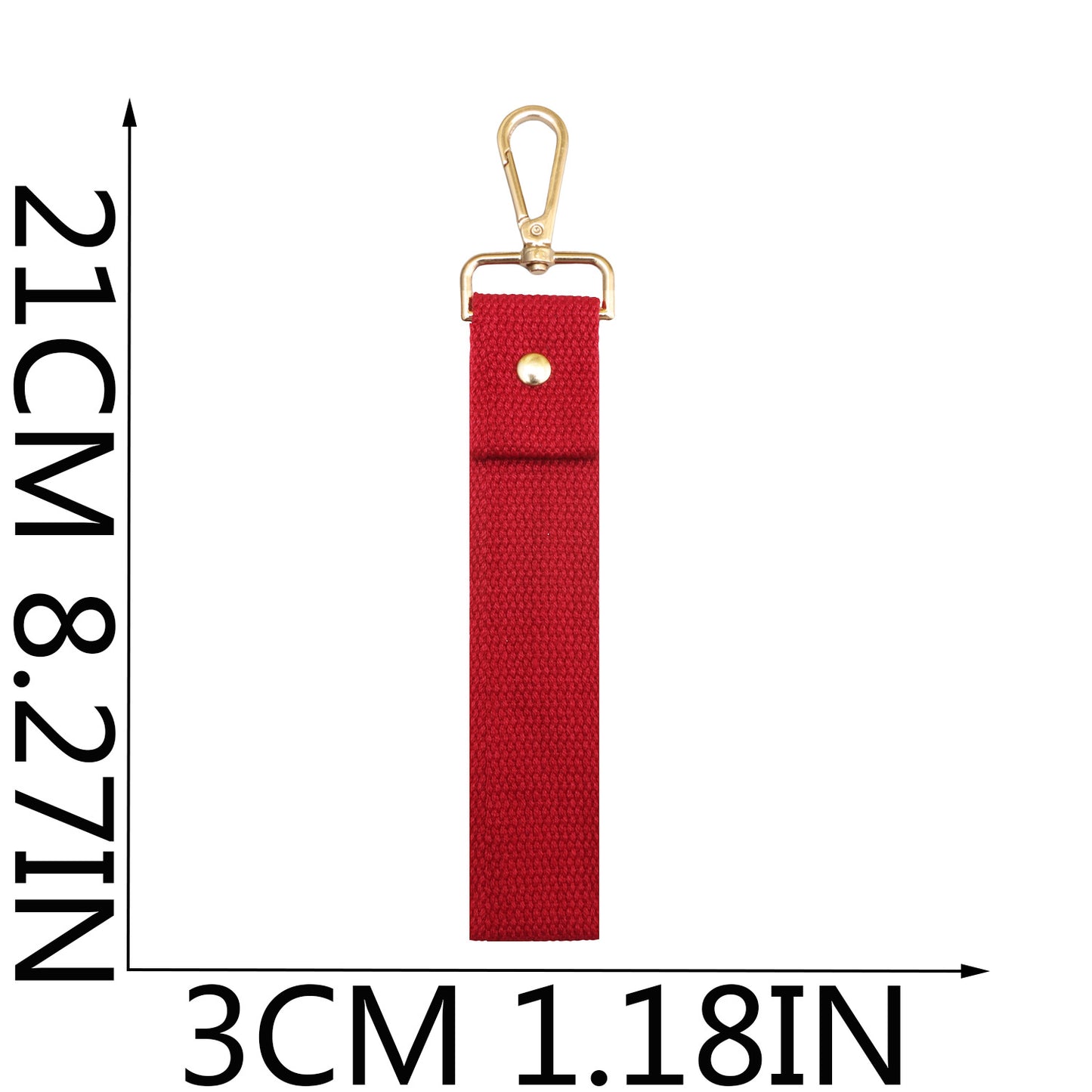 Colorful Canvas Keychain Strap with Lobster Clasp – DIY Bag Charm & Key Holder