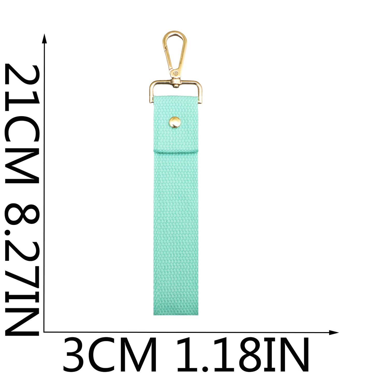 Colorful Canvas Keychain Strap with Lobster Clasp – DIY Bag Charm & Key Holder