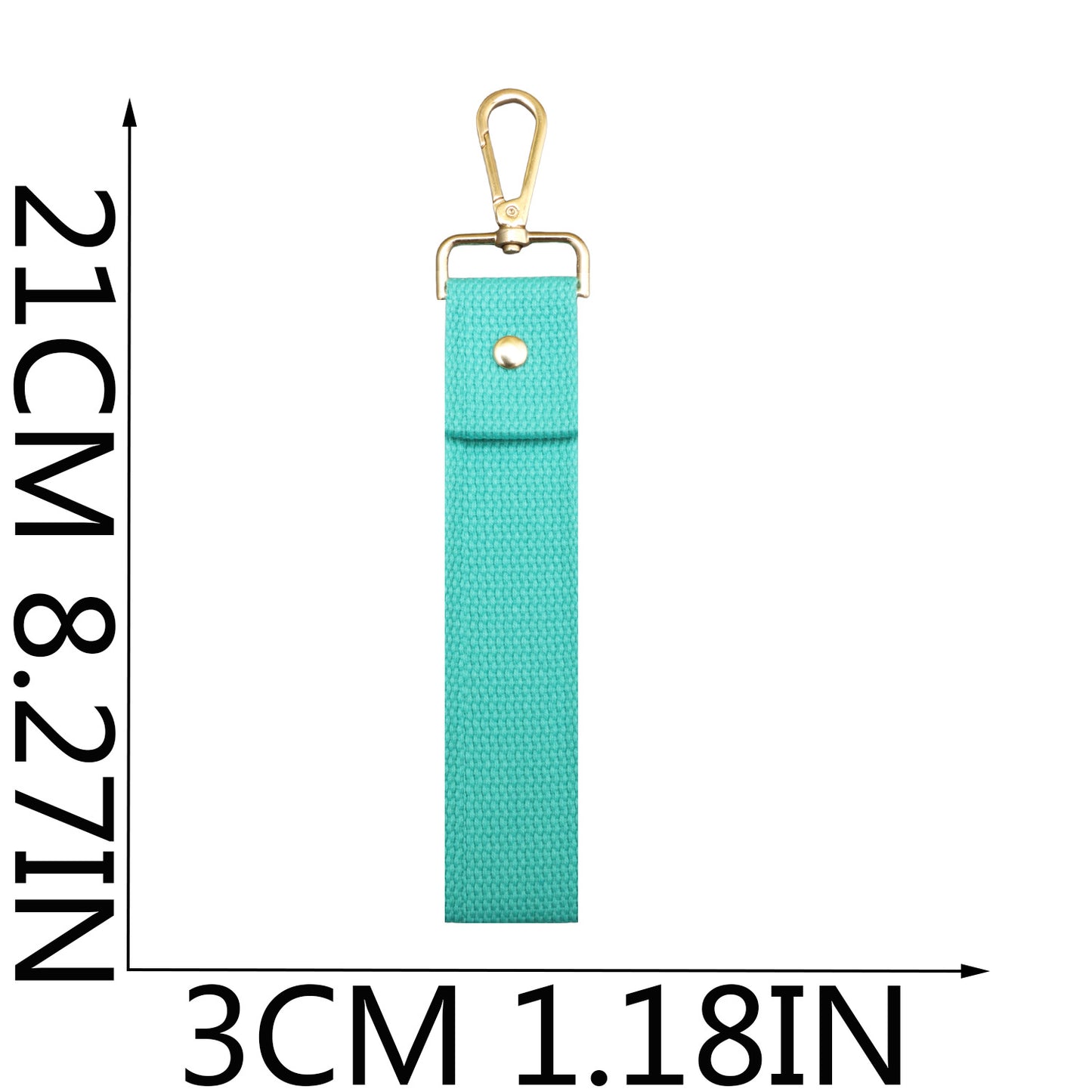 Colorful Canvas Keychain Strap with Lobster Clasp – DIY Bag Charm & Key Holder